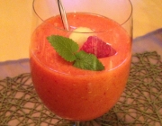 Himbeer-Pfirsich-Smoothie