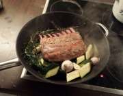 Lamm mit Knoblauch