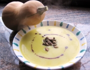 Einfache Kürbissuppe