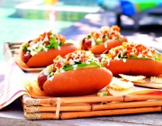 Kalifornische Hot Dogs
