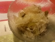 Salat aus Sauerkraut