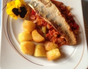 Scholle nach italienischer Art