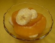 Babynahrung Mango-Bananenbrei