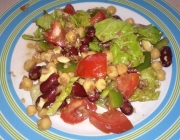 Kichererbsen-Bohnensalat