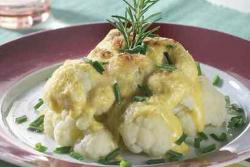 Karfiol-Schinken-Gratin