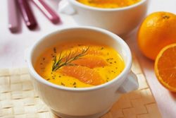 Karotten-Orangen-Cremesuppe