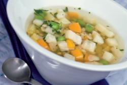 Kartoffel-Gemüse-Suppe mit Zartweizen