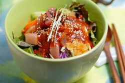 KIA Gemischter Reis mit Thunfisch-Sashimi