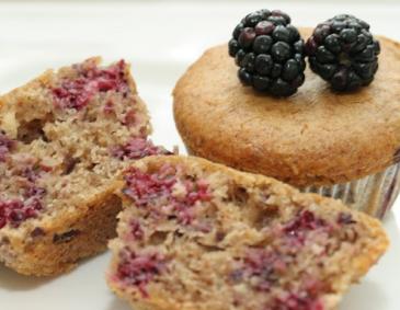 Brombeer-Muffins