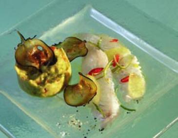 Ceviche vom Zander mit Guacamole