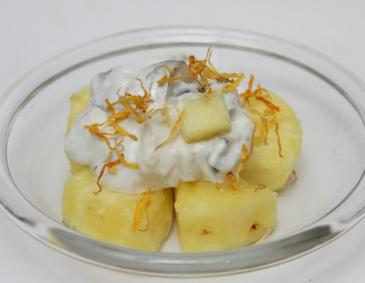 Exotischer Heringssalat mit Ananas