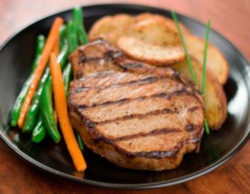 Gegrillter Schweinehals