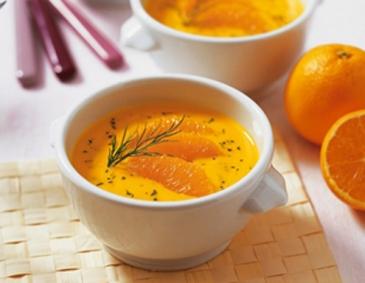 Karotten-Orangen-Cremesuppe