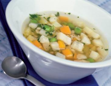 Kartoffel-Gemüse-Suppe mit Zartweizen