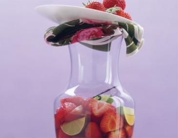 Marinierte Vanille- Rum- Erdbeeren