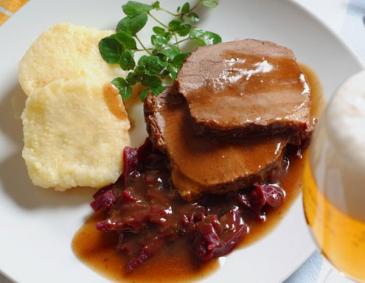 Rindsbraten in Biersauce