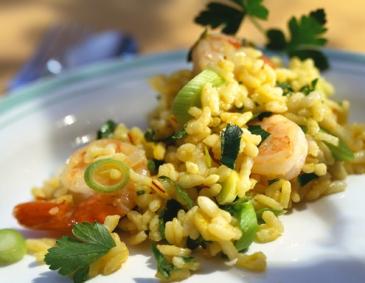 Risotto mit Garnelen und Mascarpone