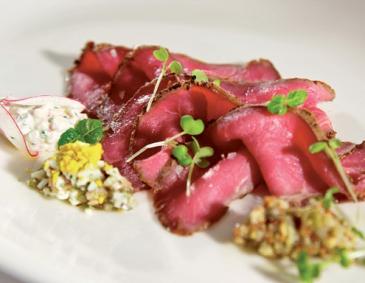 Roastbeef mit Zweierlei Saucen