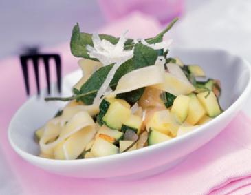 Zucchini-Tagliatelle