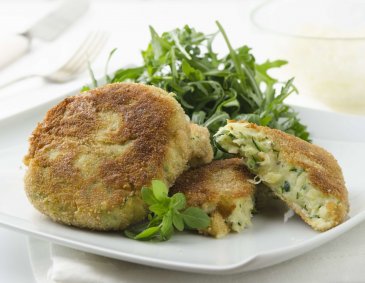Erdäpfel-Zucchini-Laibchen