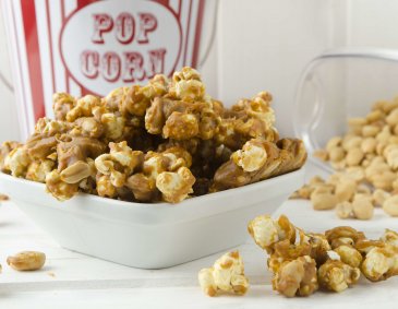 Erdnuss-Karamell-Popcorn