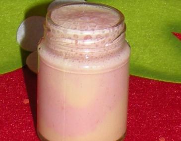 Gestreifter Smoothie