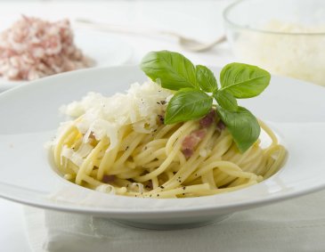 Wie bereiten Sie Spaghetti Carbonara zu?