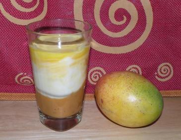 Vanillejogurt mit Mango