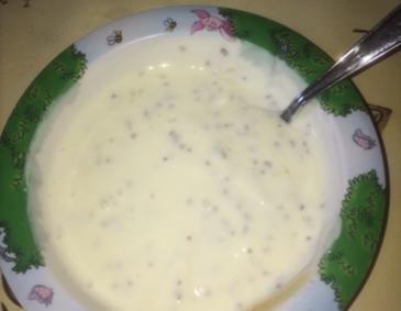 Leinsamen-Joghurt