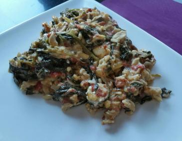 Spinatpfanne nach griechischer Art