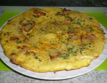 Apfel-Speck Omelett