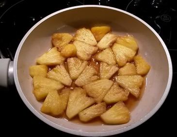 Karamellisierte Ananas