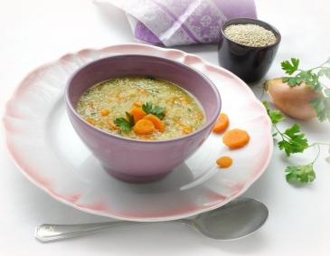 Quinoa-Karotten-Suppe
