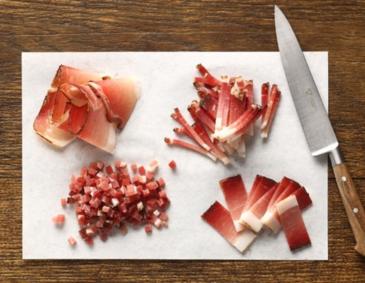 Speck richtig schneiden