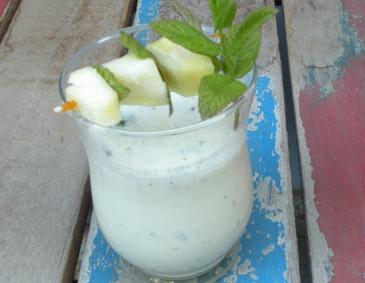 Ananas-Minze-Smoothie