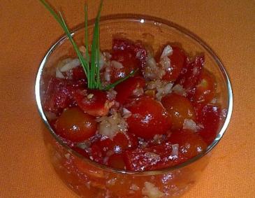 Paprika-Tomatensalat