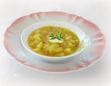 Speck-Curry-Erdäpfelsuppe