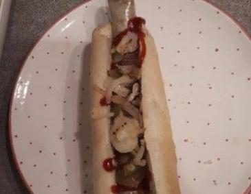 Bratwurst-Hotdog