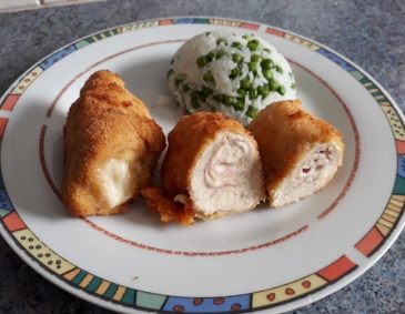 Gefüllte Hühnerschnitzel