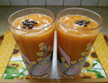 Papaya-Kaki Smoothie