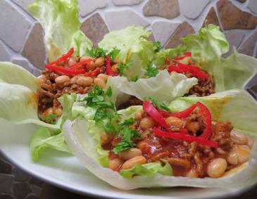 Salat-Tacos