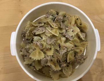 Spaghetti in Thunfisch-Oberssauce