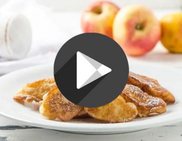 Video - Gebackene Apfelspalten