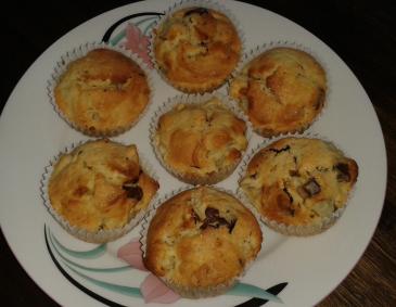 Birnen-Schokolade-Muffins