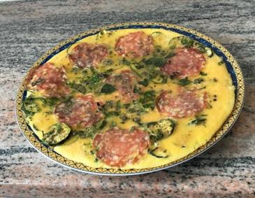 Frittata rognosa - 'Kraetziges Omelett'