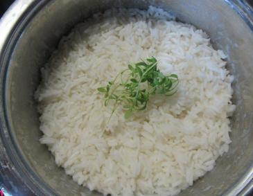 Gedünsteter Reis