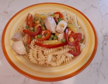 Huhn-Gemüse-Geschnetzeltes