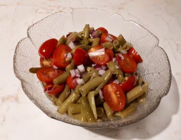 Bohnen-Paradeiser-Salat