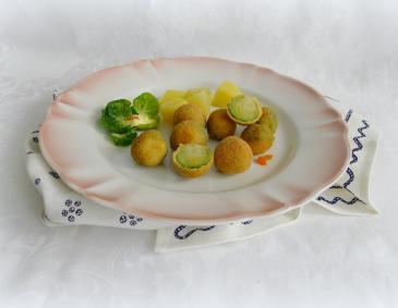 Gebackene Kohlsprossen