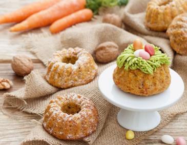 Karotten-Minigugelhupf